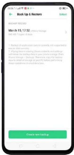OPPO A5 (2020) - Sauvegarder votre téléphone - 2