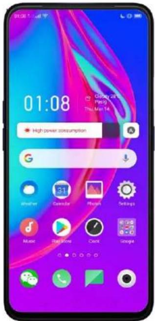 OPPO A5 (2020) - Centre de contrôle, notification et barre d'état - 2