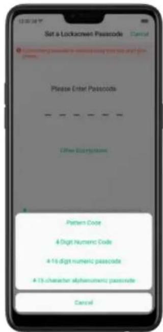 OPPO A5 (2020) - Code de l'écran de verrouillage - 2