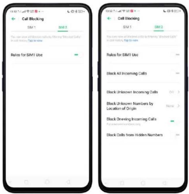 OPPO A5 (2020) - Bloquer les appeals - 4