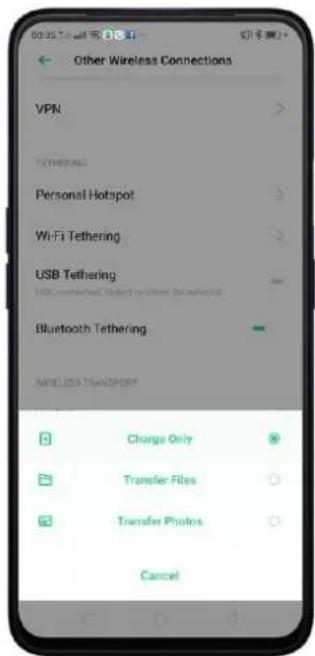 OPPO A5 (2020) - Partager des fichiers par câble - 2