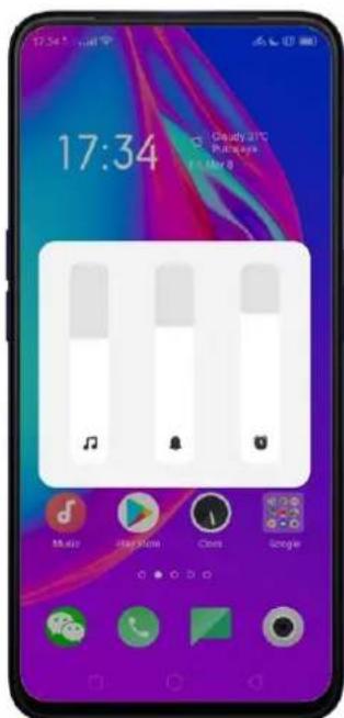 OPPO A5 (2020) - Design du réglage du volume - 3