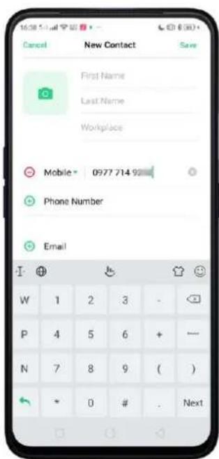 OPPO A5 (2020) - Modifier et supprimer un contact - 5