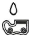 STIGA SP 466 - TOPPING UP THE CHAIN OIL TANK - 1