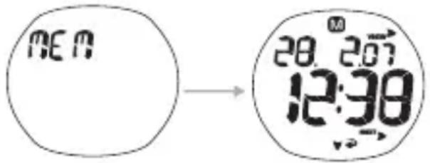 OREGON SCIENTIFIC SW288 - GEHEUGENMODUS - 1