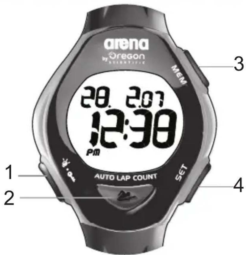 OREGON SCIENTIFIC SW288 - BOTONES DE CONTROL - 1