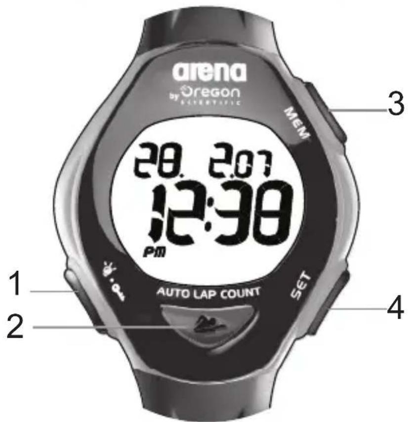 OREGON SCIENTIFIC SW288 - CONTROL BUTTONS - 1