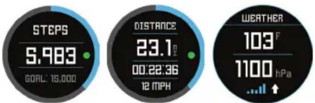 BUSHNELL Excel - Menu principale: Fitness - 1