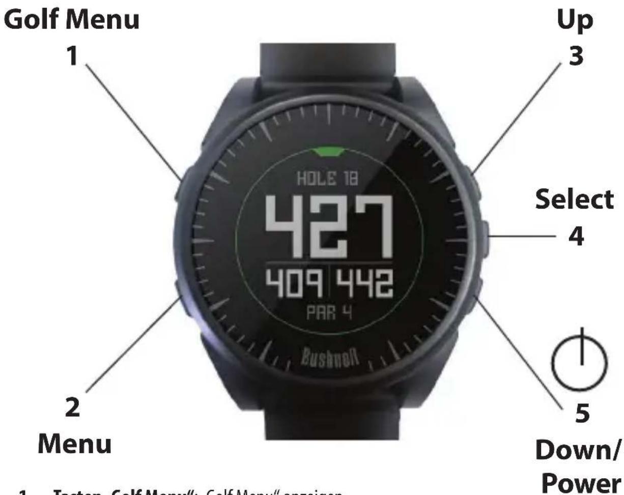 BUSHNELL Excel - Führen Sie folgende Schritte aus, um die optimale Batterieleistung zu gewährleisten: - 1
