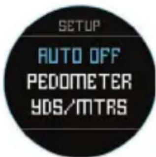 BUSHNELL Excel - Golf Setup: Auto-Off - 1