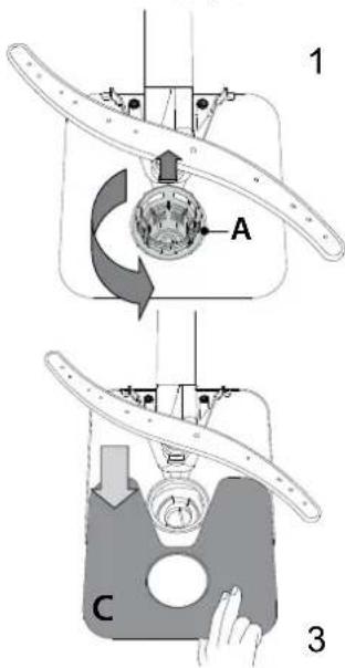 BAUKNECHT BCIC 3C26 E CH - N'utilisez pas le lave-vaisse sans les filtres ou si un filtre est mal ajusté. - 1