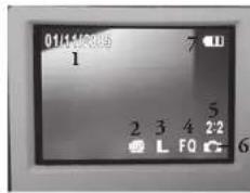 BUSHNELL Imageview 118323 - Options du menu principal (réglages par défaut en caractères gras) - 1