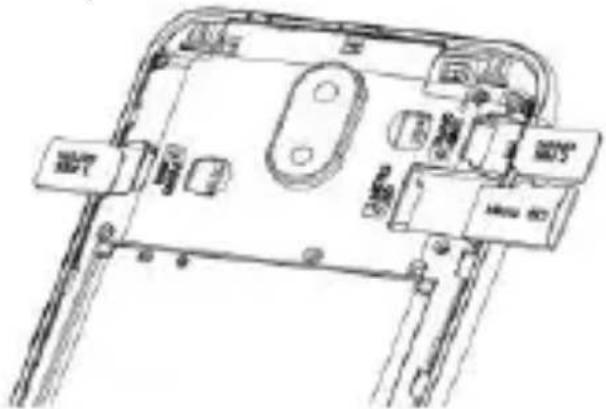 BLAUPUNKT SM 02 - Bellek kartı ve SIM kartı takın - 1