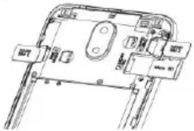 BLAUPUNKT SM 02 - Vloženi paměťové karty a karet SIM - 1