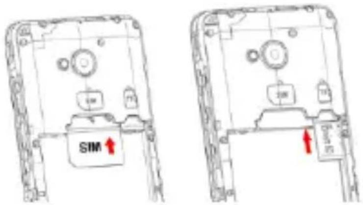 BLAUPUNKT SF 01 - Vloženie pamáťovej karty a karty SIM - 1