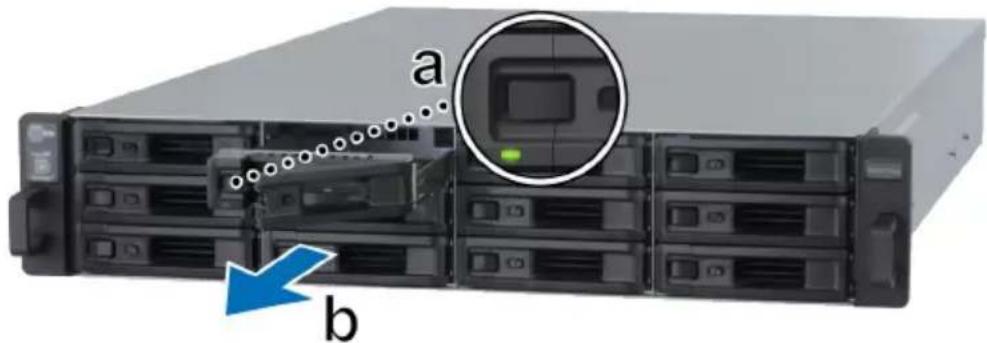 SYNOLOGY RC18015xs+ - Installation des disques dans la Synology RXD1215sas - 1