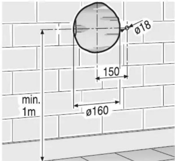NEFF D7010X0 - Percée dans le mur - 1