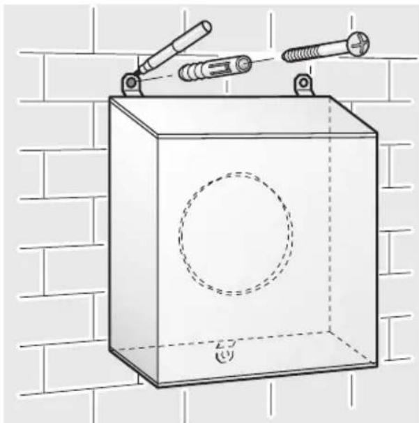 NEFF D7010X0 - Perforación en la pared de - 3