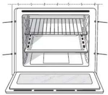 INDESIT FIM 51 K.A (BK) (EE) - Centrage et fixation - 1