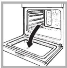 INDESIT FIE 61 K.A IX - Cleaning the oven door - 1