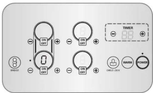 LG LCE30845 - SELECTING THE COOKING ZONE - 2