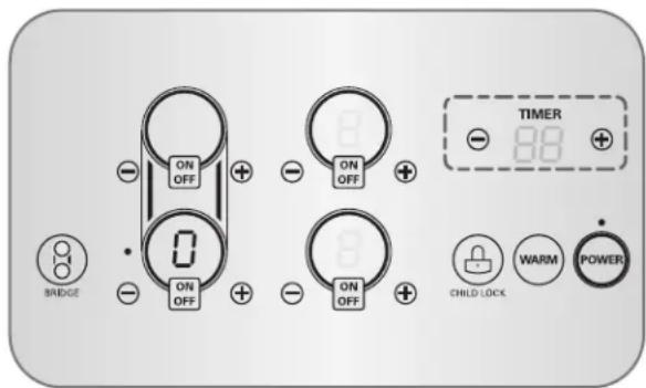 LG LCE30845 - SELECCIONE LA ZONA DE COCCIÓN - 2