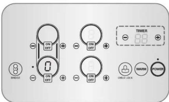 LG HN7413AG - SELECTING THE COOKING ZONE - 2
