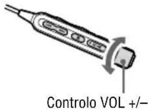 SONY DNE520 - Ajuste o volume rodando o controlo VOL + / - do controlo remoto. - 1
