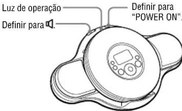 SONY DNE320SP - Defina os interruptores do suporte para “POWER ON” e. - 1
