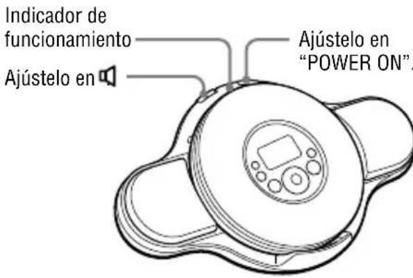 SONY DNE320SP - Escuchar el CD con el soporte del altovoz - 2