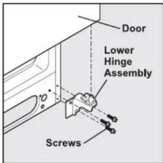 ELECTROLUX ERL7280 - To remove the refrigerator door: - 1