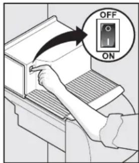 ELECTROLUX ERL7280 - Turning The Ice Dispenser On And Off - 1