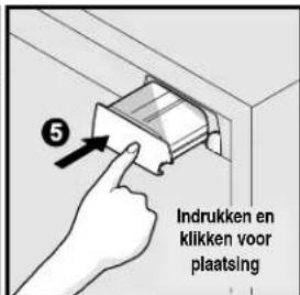 ELECTROLUX ERL7280 - Vervanging van de waterfilter: - 2