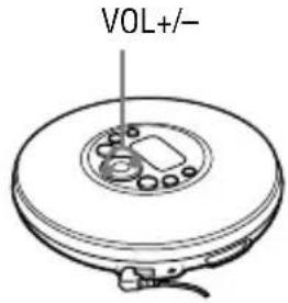 SONY DNF421 - Réglez le volume en appuyant sur les touches VOL +/-. - 1