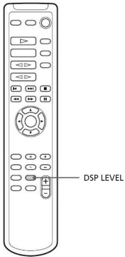 SONY LBTXB88AVK - Ajuste del nivel DSP - 1