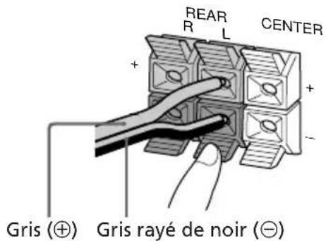 SONY LBTXB88AVK - Raccordement des haut-parleurs arrière - 1