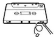 SONY LBTXB88AVK - Para proteger uma cassete - 1