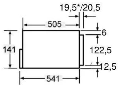 ROSIERES RDCT160X - Dimensions encastré - 4