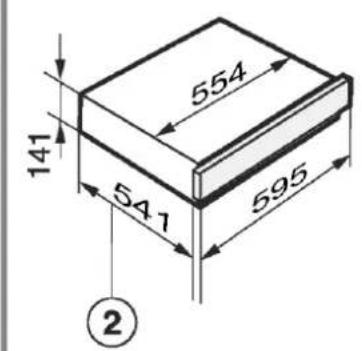 ROSIERES RDCT160X - Dimensions encastré - 3