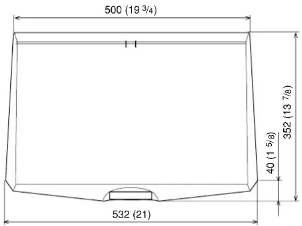 SONY VPLFX40 - 寸法図 / Dimensions / Dimensions / Dimensiones / Abmessungen / Dimensioni / Габаритные размеры / 尺寸 - 2