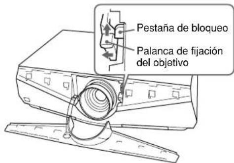 SONY VPLFX40 - Sustitución del objetivo - 4