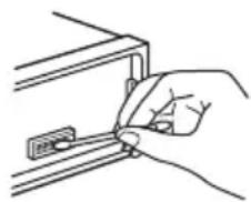 SONY DSXA210UI - Reinigen der Anschlusses - 1
