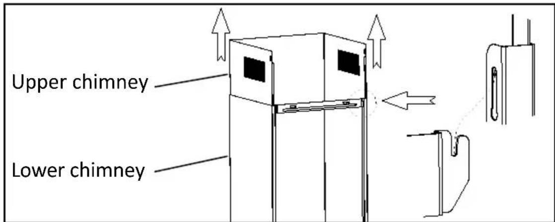 ROSIERES RVSD 970 PN - Installation (Vent outside): - 4