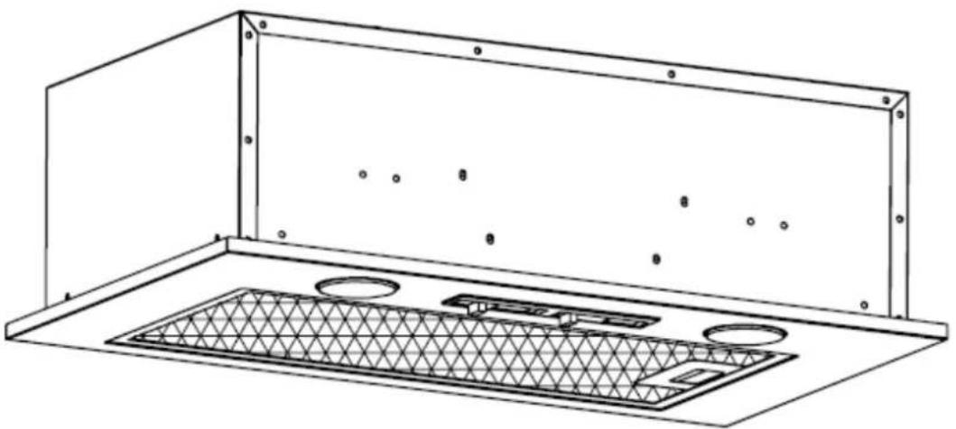 ROSIERES RHG 5801 RB - RHG580/1IN , RHG580/1PN RHG580/1RB , RHG5800/1IN Cooker Hood Instruction Manual - 1