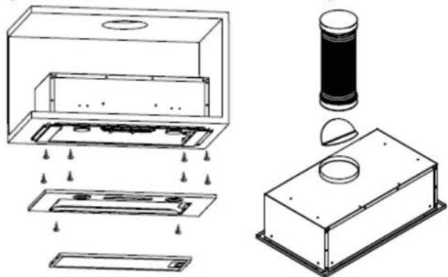 ROSIERES RHG 5801 RB - INSTALLATION (VENT OUTSIDE) - 5