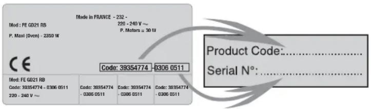 ROSIERES TVF 042 GR - TO GET THE BEST FROM YOUR APPLIANCE, PLEASE READ THE FOLLOWING CAREFULLY. - 1