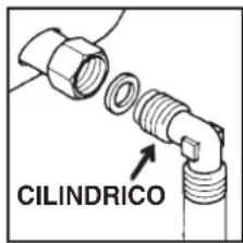 ROSIERES TVF 042 GR - • ALLACCIAMENTO CON TUBO RIGIDO - 1