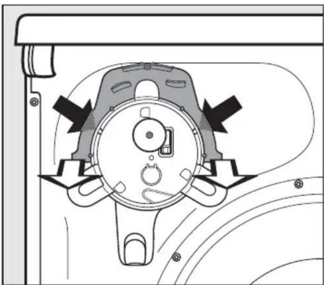 MIELE TMG 40040 WP CH - - Vidange dans un lavabo ou un écoulement au sol - 1