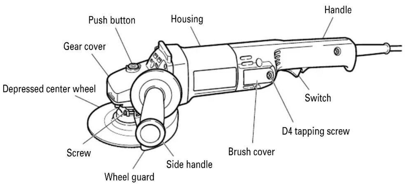 HITACHI G 13SP - NAME OF PARTS - 1