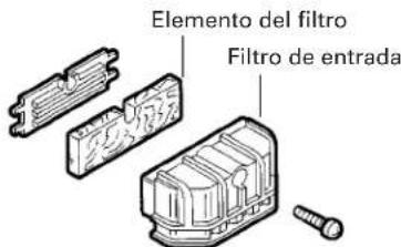 HITACHI EC 6B - Limpieza del filtró de entrada - 2
